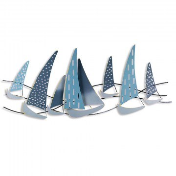 Διακοσμητικό Τοίχου Uskuna 930DYU1193 51x120cm Blue-Multi Wallity
