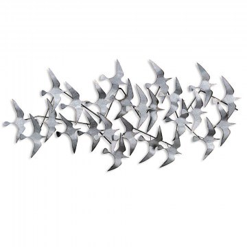 Διακοσμητικό Τοίχου Martilar 930DYU1186 59x124cm Silver Wallity