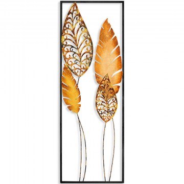 Διακοσμητικό Τοίχου Nezgep 930DYU1182 32x90cm Gold-Rust Wallity