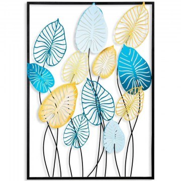 Διακοσμητικό Τοίχου Atmi 930DYU1180 50x70cm Blue-Yellow Wallity