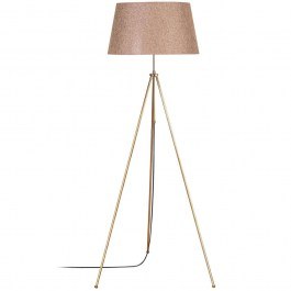 Floor Lamp Tripod 584TTM1514 65x65x165cm E27 40W Gold-Light Brown Opviq GOLD-BROWN