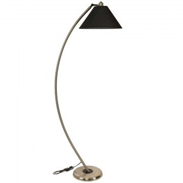 Floor Lamp Hilal 534LUN4203 30x170cm E27 40W Chrome-Black Opviq