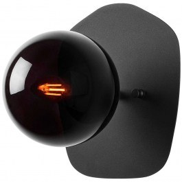 Φωτιστικό Τοίχου - Απλίκα Well 942FLG1377 20x25x25cm E14 40W Black Opviq BLACK