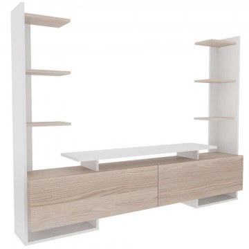 TV Composition Ava 875ZNA4587 183,6x31,7x140cm White-Oak