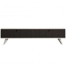 TV Furniture Alberi 835PUQ3001 160x25x35cm Anthracite-White ANTHRACITE-WHITE