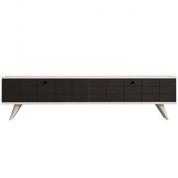 TV Furniture Alberi 835PUQ3001 160x25x35cm Anthracite-White