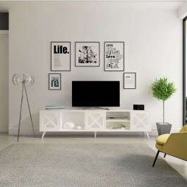 TV Furniture Sinef 851AVH3083 180x29,5x45,7cm White WHITE