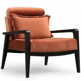 Armchair Apollo 859FTN1740 77x84x90cm Cinnamon-Black CINNAMON