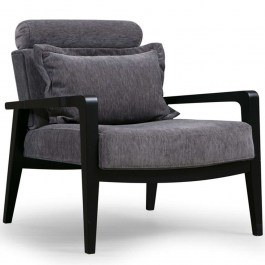 Armchair Apollo 859FTN1739 77x84x90cm Grey-Black GREY-BLACK