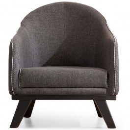 Armchair Leon 560ARE2918 75x90x82cm Anthracite-Black ANTHRACITE-BLACK
