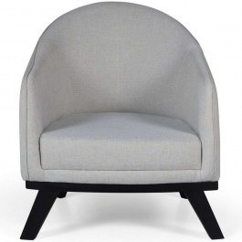 Armchair Leon 560ARE2917 75x90x82cm Light Grey-Black LIGHT GREY