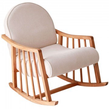 Πολυθρόνα Κουνιστή Klea 383EVN1107 80x68x93cm White