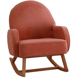 Rocking Armchair Yoko 383EVN1106 78x75x91cm Coral CORAL