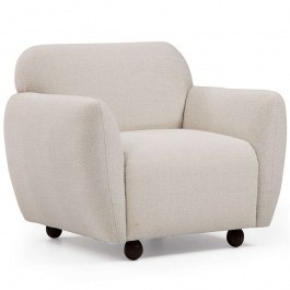 Armchair Eddy 560ARE1720 90x86x86cm Cream-Black CREAM