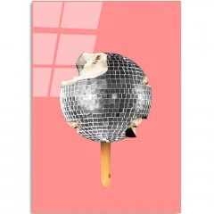 Πίνακας Γυάλινος 123BZM2366 45x65cm Multi Wallity