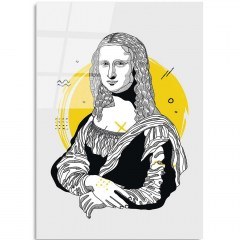 Πίνακας Γυάλινος 123BZM2358 45x65cm Multi Wallity