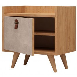 Κομοδίνο Paju 811MDD3402 50x40x55cm Oak-Grey OAK-GREY