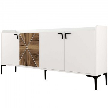 Buffet Venedik 845HCT5314 180x35x78cm Multi-White