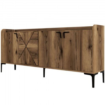 Buffet Venedik 845HCT5311 180x35x78cm Walnut