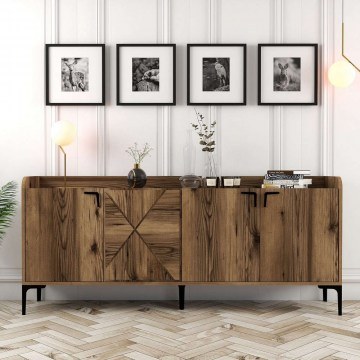 Μπουφές Venedik 845HCT5311 180x35x78cm Walnut