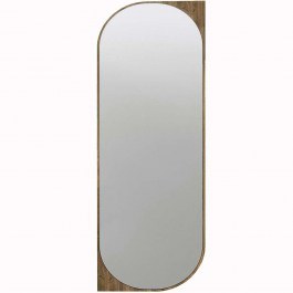 Καθρέπτης Τοίχου Livi 552NOS2485 52x152cm 52x152cm Walnut Hanah Home WALNUT