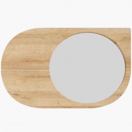 Wall Mirror Pubble 116SAM1229 60x2,2x90cm Oak Hanah Home OAK