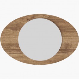 Wall Mirror Obble 116SAM1225 60x2,2x90cm Walnut Hanah Home WALNUT