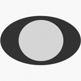 Wall Mirror Obble 116SAM1222 60x2,2x90cm Black Hanah Home BLACK