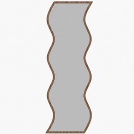 Καθρέπτης Τοίχου Safi 116SAM1201 40x2,2x120cm Walnut Hanah Home WALNUT