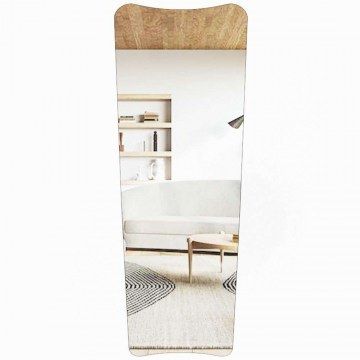 Καθρέπτης Τοίχου Vitros 116SAM1179 55x2,2x150cm Black Hanah Home