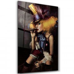 Πίνακας Γυάλινος 672BRS1139 70x110cm Multi Wallity