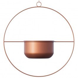 Hanging Plant Pot Payanda 247HFM1203 40x17x40cm Copper Aberto Design COPPER