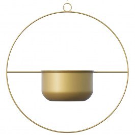 Hanging Plant Pot Payanda 247HFM1202 40x17x40cm Gold Aberto Design GOLD