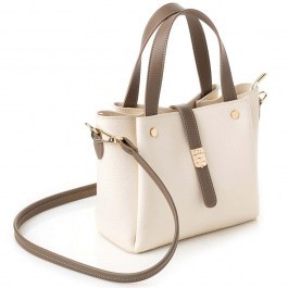 Women's Shoulder/Hand Bag Bellagio 946VNC1214 25x11x19cm Cream-Mink Vince Camuto CREAM-MINK