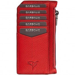 Leather Wallet Blush 456ZYM1593 15x2x7,5cm Red Garbalia RED