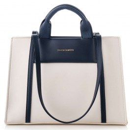 Women's Shoulder/Hand Bag Umbria 946VNC1196 37x11x27cm Cream-Dark Blue Vince Camuto CREAM-BLUE