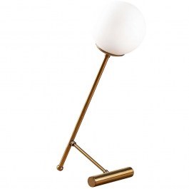 Φωτιστικό Επιτραπέζιο Golf 584TTM1714 30x30x51cm 1xE27 40W Gold Opviq GOLD