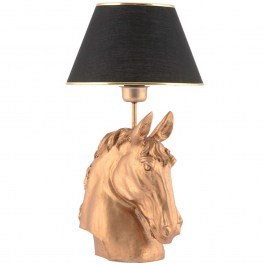 Φωτιστικό Επιτραπέζιο Horse 390FLH2240 25x54cm E27 40W Black-Gold Opviq BLACK-GOLD