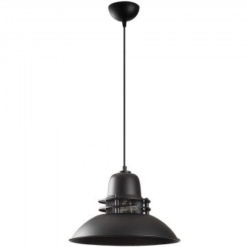 Pendant Lamp Saglam 892OPV1569 D34x123cm 1xE27 40W Black Opviq