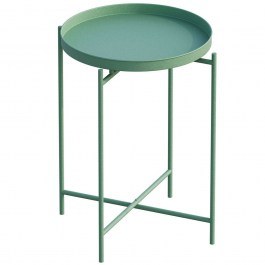 Side Table 491CRT1143 D46x56cm Green GREEN