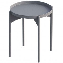 Side Table 491CRT1138 D44x57cm Grey GREY