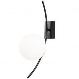Φωτιστικό Τοίχου - Απλίκα Hilal 892OPV1237 15x25x44cm 1xE27 40W Black-White Opviq BLACK-WHITE