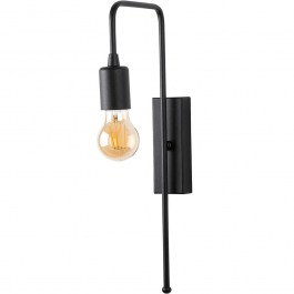Φωτιστικό Τοίχου - Απλίκα Mum 892OPV1355 6x22x42cm E27 40W Black Opviq BLACK