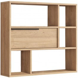Ραφιέρα Τοίχου 956LCS3445 90,1x22x81cm Light Walnut LIGHT WALNUT