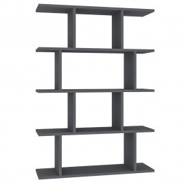 Βιβλιοθήκη Harmon 935CMN1130 90x25x127,4cm Anthracite ANTHRACITE