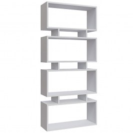 Βιβλιοθήκη Langdon 935CMN1116 72x25x161cm White WHITE