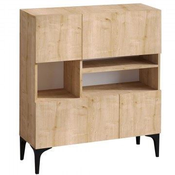 Μπουφές Krista 793ELG1806 100x125x35cm Oak