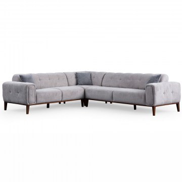 Corner Sofa Athena 560ARE1263 300x260x80cm Light Grey