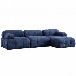 Corner Sofa Petite 560ARE1261 290x160x75cm Blue BLUE