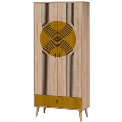 Two Door Wardrobe City Gradrop Sun 863SPH4257 80x45x190cm Multi